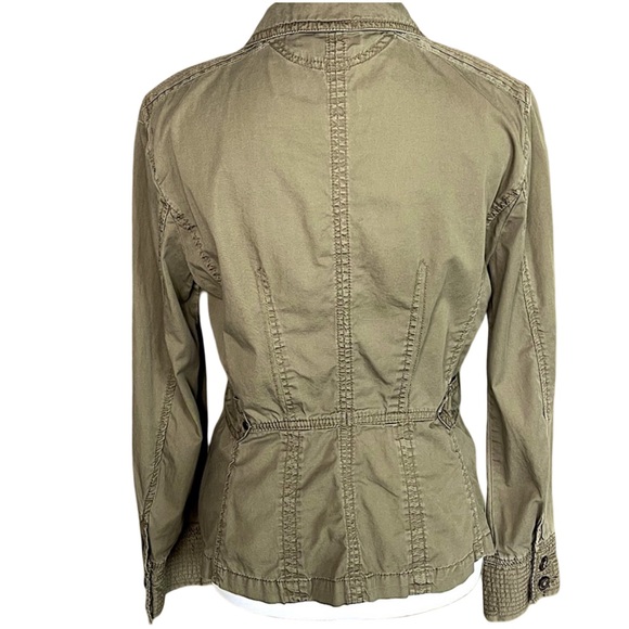 Supplies by Union Bay Cropped Cotton Jacket Detail Stitching & Design Size M - Picture 2 of 8